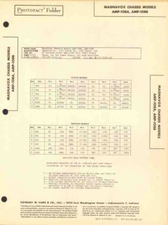 magnavox model amp-108a 6 tube audio amplifier sams photofact manual magnavox model amp-108a 6 tube audio amplifier sams photofact manual