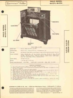 philco model 48-274 am fm sw radio receiver sams photofact manual philco model 48-274 am fm sw radio receiver sams photofact manual