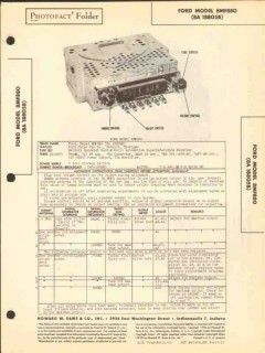 ford model 8mf880 automotive am radio receiver sams photofact manual ford model 8mf880 automotive am radio receiver sams photofact manual
