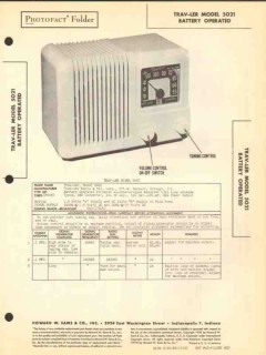 trav-ler model 5021 4 tube am radio receiver sams photofact manual trav-ler model 5021 4 tube am radio receiver sams photofact manual