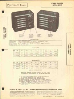 lyman models cm10 cm20 3 tube intercom system sams photofact manual  lyman models cm10 cm20 3 tube intercom system sams photofact manual