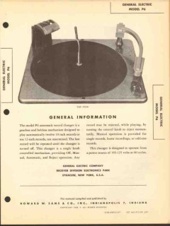 general electric model p6 auto record changer sams photofact manual general electric model p6 auto record changer sams photofact manual