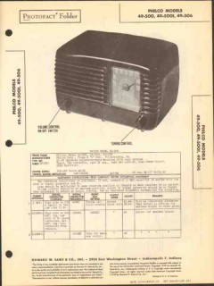philco models 49-500 49-500i 49-506 am radio sams photofact manual philco models 49-500 49-500i 49-506 am radio sams photofact manual