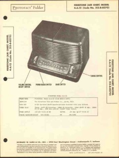 firestone airchief model 4-a-12 am fm radio sams photofact manual firestone airchief model 4-a-12 am fm radio sams photofact manual