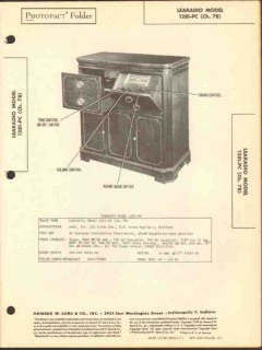learadio model 1281-pc am fm radio phonograph sams photofact manual learadio model 1281-pc am fm radio phonograph sams photofact manual