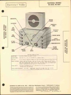 national model nc-183r 16 tube radio receiver sams photofact manual