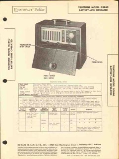 truetone model d3840 6 tube am radio receiver sams photofact manual truetone model d3840 6 tube am radio receiver sams photofact manual