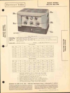 masco models ma-17n ma-17pn audio amplifier sams photofact manual masco models ma-17n ma-17pn audio amplifier sams photofact manual