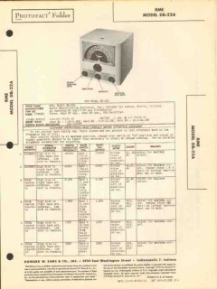 rme model db-22a rf amplifier and pre-selector sams photofact manual