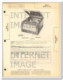 delco model r1241 5 tube am radio receiver phono sams photofact manual delco model r1241 5 tube am radio receiver phono sams photofact manual