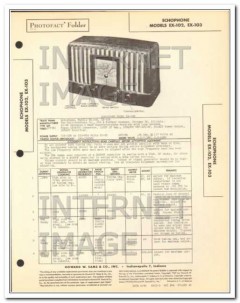 echophone models ex-102 ex-103 am sw radio sams photofact manual echophone models ex-102 ex-103 am sw radio sams photofact manual