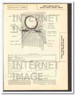 zenith models 28t925 960 61 62 63 tv receiver sams photofact manual zenith models 28t925 960 61 62 63 tv receiver sams photofact manual