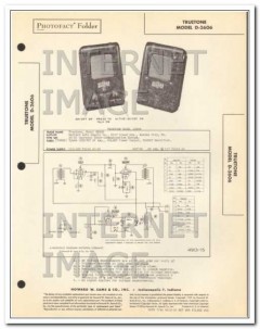 truetone model d-2606 inter-comm system sams photofact manual  truetone model d-2606 inter-comm system sams photofact manual