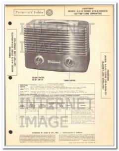 firestone model 4-c-13 portable 5 tube am radio sams photofact manual firestone model 4-c-13 portable 5 tube am radio sams photofact manual