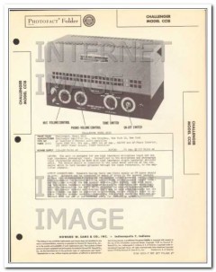 challenger model cc18 6 tube audio amplifier sams photofact manual challenger model cc18 6 tube audio amplifier sams photofact manual