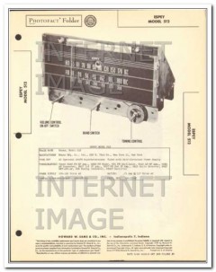 espey model 512 11 tube am fm radio tuner sams photofact manual espey model 512 11 tube am fm radio tuner sams photofact manual