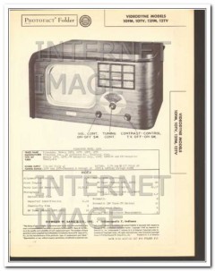 videodyne models 10fm 10tv 12fm 12tv tv receiver sams photofact manual