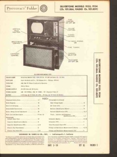 silvertone models 9133 9134 tv am fm radio phono sams photofact manual silvertone models 9133 9134 tv am fm radio phono sams photofact manual