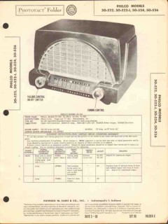 philco models 50-522 522-i 524 526 am radio sams photofact manual philco models 50-522 522-i 524 526 am radio sams photofact manual