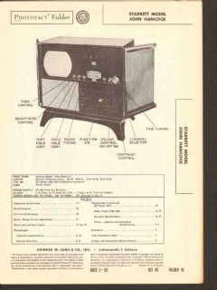 starrett model john hancock am fm tv phonograph sams photofact manual starrett model john hancock am fm tv phonograph sams photofact manual