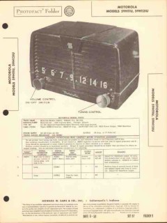 motorola model 59h11u 59h12iu am radio receiver sams photofact manual