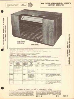 rca victor model 8f43 4 tube am radio receiver sams photofact manual rca victor model 8f43 4 tube am radio receiver sams photofact manual