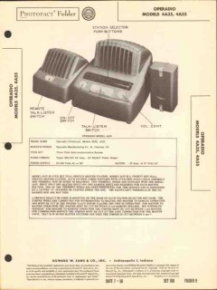 operadio model 4e35 4a55 inter-comm system sams photofact manual operadio model 4e35 4a55 inter-comm system sams photofact manual