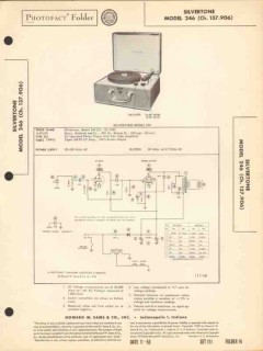 silvertone model 246 phonograph record player sams photofact manual silvertone model 246 phonograph record player sams photofact manual