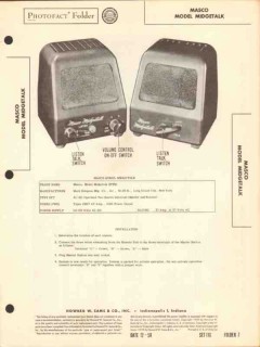 masco model midgetalk 2 station intercom system sams photofact manual masco model midgetalk 2 station intercom system sams photofact manual