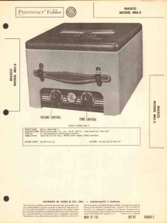 masco model mu-5 musical instrument amplifier sams photofact manual masco model mu-5 musical instrument amplifier sams photofact manual