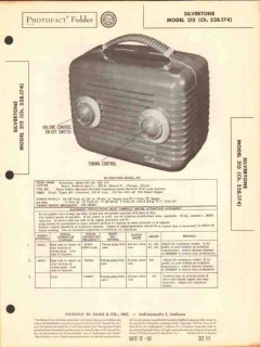 silvertone model 215 4 tube am radio receiver sams photofact manual silvertone model 215 4 tube am radio receiver sams photofact manual