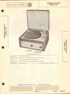 webster-chicago model 130 record player sams photofact manual webster-chicago model 130 record player sams photofact manual