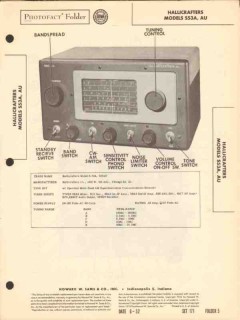 hallicrafters model s53a s53au radio receiver sams photofact manual hallicrafters model s53a s53au radio receiver sams photofact manual