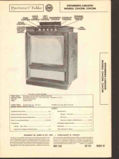 stromberg-carlson model 324cdm 324c5m television sams photofact manual