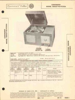 coronado model 15ra37-43-9230a am radio phono sams photofact manual coronado model 15ra37-43-9230a am radio phono sams photofact manual