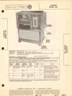 jackson model 254 am radio receiver phonograph sams photofact manual jackson model 254 am radio receiver phonograph sams photofact manual