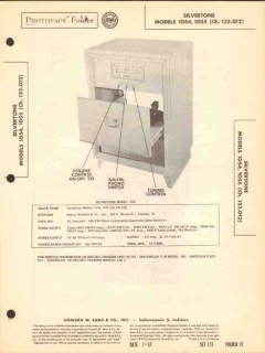 silvertone model 1054 1055 am fm radio phono sams photofact manual silvertone model 1054 1055 am fm radio phono sams photofact manual
