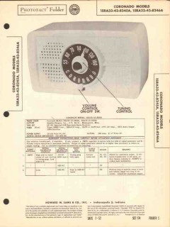 coronado model 43-8245a 8246a am radio receiver sams photofact manual coronado model 43-8245a 8246a am radio receiver sams photofact manual