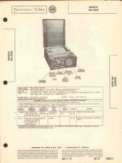 masco model rk-5slr am radio disc recorder unit sams photofact manual masco model rk-5slr am radio disc recorder unit sams photofact manual