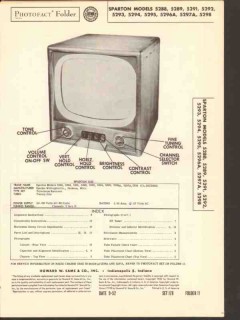 sparton model 528x 529x series tv television sams photofact manual sparton model 528x 529x series tv television sams photofact manual