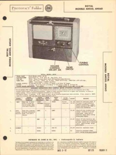 royal model an150 an160 am sw radio receiver sams photofact manual royal model an150 an160 am sw radio receiver sams photofact manual