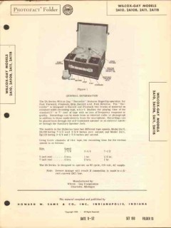wilcox-gay model 2a10 2a10b 2a11 2a11b recorder sams photofact manual wilcox-gay model 2a10 2a10b 2a11 2a11b recorder sams photofact manual