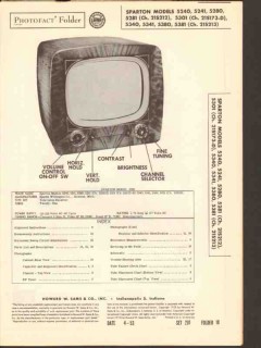 sparton model 52xx 53xx series tv television sams photofact manual sparton model 52xx 53xx series tv television sams photofact manual