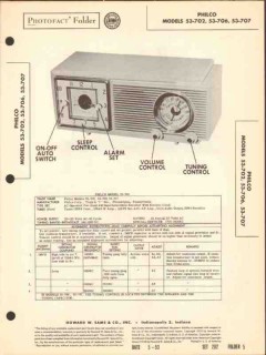 philco model 53-702 53-706 53-707 2band am radio sams photofact manual philco model 53-702 53-706 53-707 2band am radio sams photofact manual