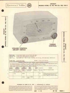 crosley model e10be e10ce e10rd e10we am radio sams photofact manual crosley model e10be e10ce e10rd e10we am radio sams photofact manual