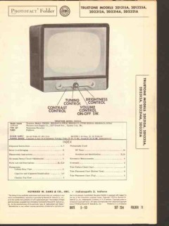 truetone model 2d13xxa 2d23xxa tv television sams photofact manual