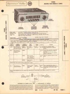 ford model fad-18805-c am car radio receiver sams photofact manual ford model fad-18805-c am car radio receiver sams photofact manual