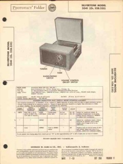 silvertone model 2041 am radio phonograph sams photofact manual silvertone model 2041 am radio phonograph sams photofact manual