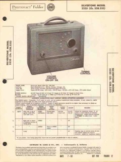 silvertone model 2225 5 tube am radio receiver sams photofact manual silvertone model 2225 5 tube am radio receiver sams photofact manual