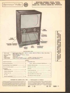 sparton model 534xa 538xa 1035x tv television sams photofact manual sparton model 534xa 538xa 1035x tv television sams photofact manual